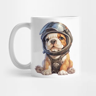 Bulldog in Helmet Mug